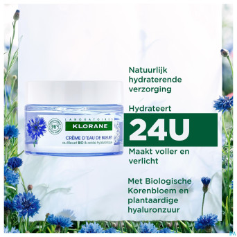 Klorane visage bleuet creme eau    50ml