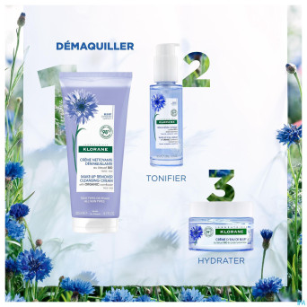 Klorane visage bleuet creme eau    50ml