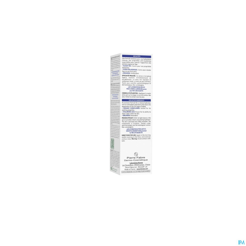 Klorane visage bleuet serum reveil tonique    50ml