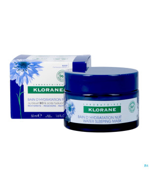 Klorane visage bleuet bain hydra nuit    50ml