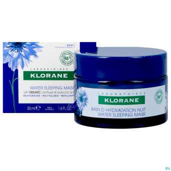 Klorane visage bleuet bain hydra nuit    50ml