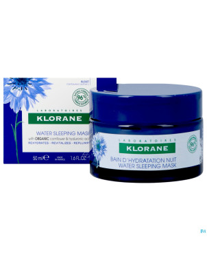 Klorane visage bleuet bain hydra nuit    50ml