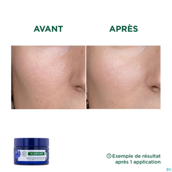 Klorane visage bleuet bain hydra nuit    50ml