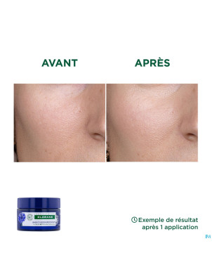 Klorane visage bleuet bain hydra nuit    50ml