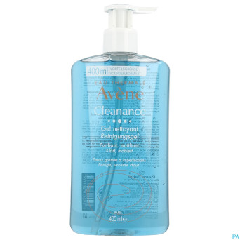 Avene cleanance gel nettoyant 400ml