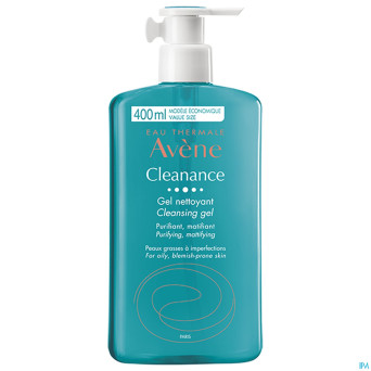 Avene cleanance gel nettoyant 400ml