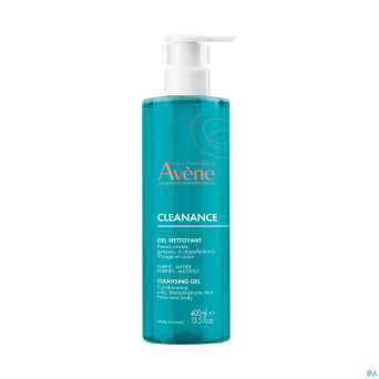 Avene cleanance gel nettoyant 400ml