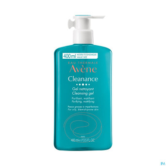 Avene cleanance gel nettoyant 400ml