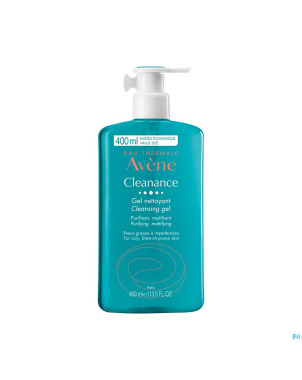 Avene cleanance gel nettoyant 400ml