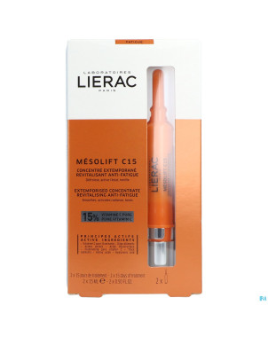 Lierac mesolift c15 concentre amp 2x15ml