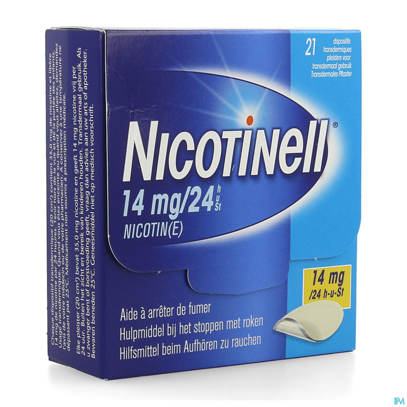 Nicotinell 14mg/24h dispositif transdermique 21