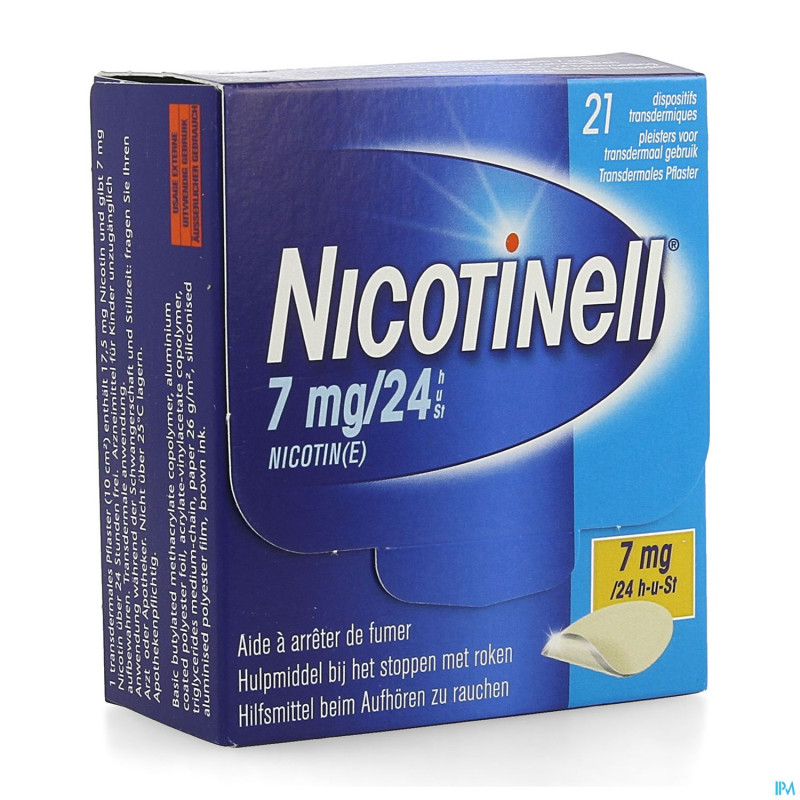 Nicotinell  7mg/24h dispositif transdermique 21