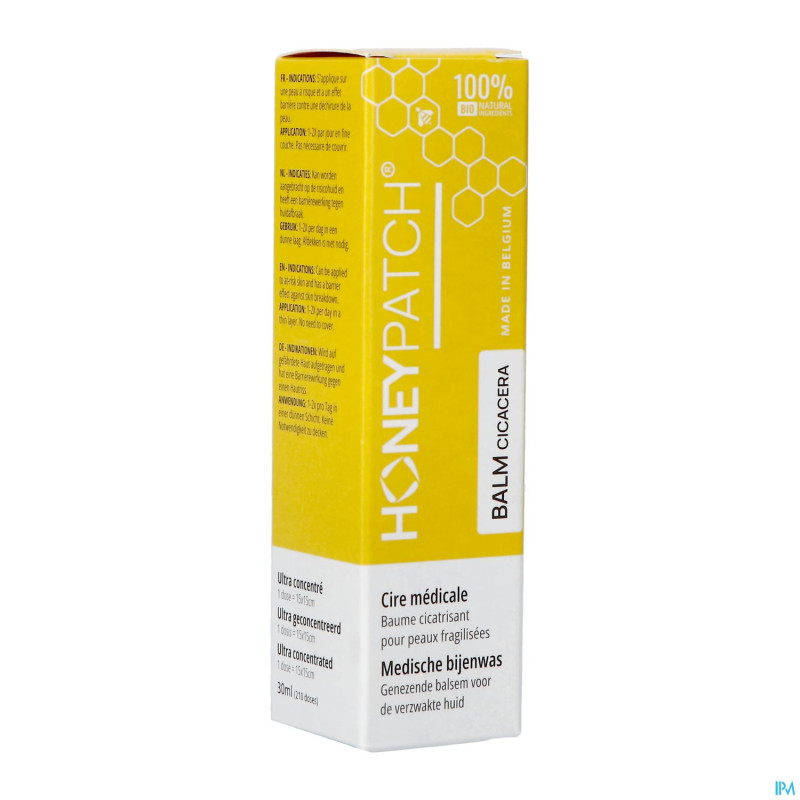 Honeypatch balm onguent cire cic.lesion epid. 30ml