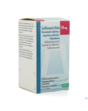 Solifenacin krka 10mg comp pell 250 x 10mg