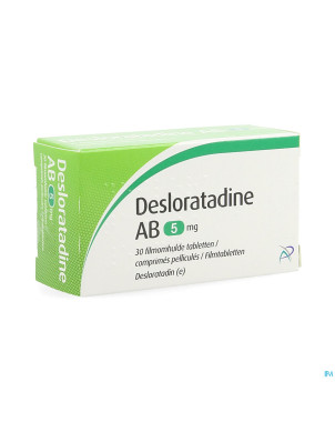 Desloratadine ab  5mg comp pell  30 x  5mg