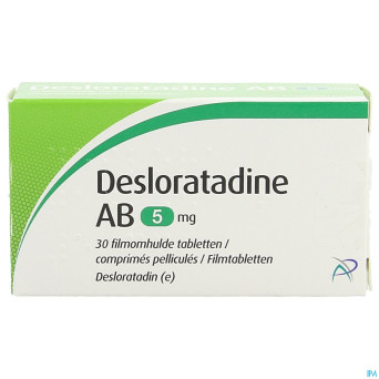 Desloratadine ab  5mg comp pell  30 x  5mg