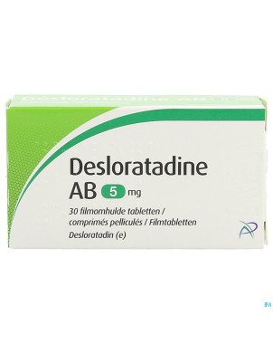 Desloratadine ab  5mg comp pell  30 x  5mg