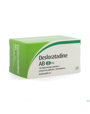 Desloratadine ab  5mg comp pell 100 x  5mg