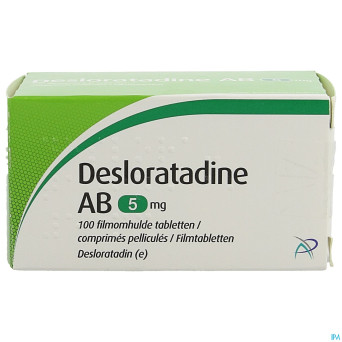 Desloratadine ab  5mg comp pell 100 x  5mg