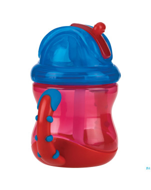 Nuby gobelet a/goutte flip-it ans. 240ml 12m+rouge