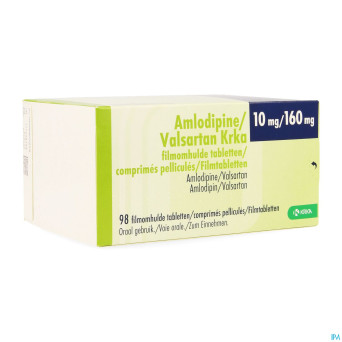 Amlodipine valsartan krka 10mg/160mg comp pell  98
