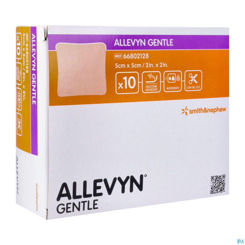 Allevyn gentle cp foam    5cm x  5cm 10 66802128