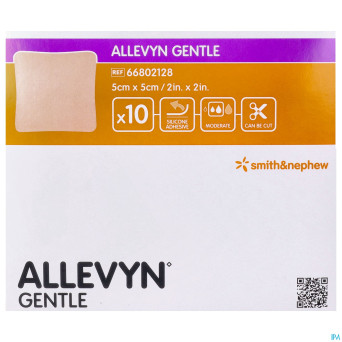 Allevyn gentle cp foam    5cm x  5cm 10 66802128