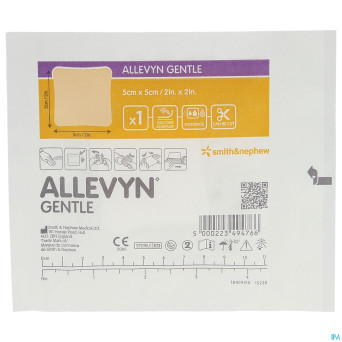 Allevyn gentle cp foam    5cm x  5cm 10 66802128