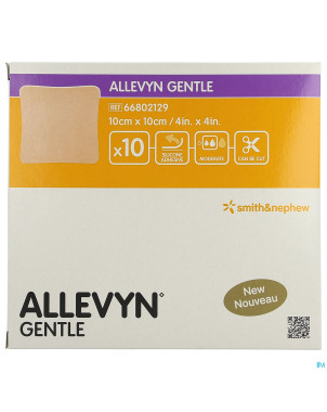 Allevyn gentle cp foam    10cm x 10cm 10 66802129
