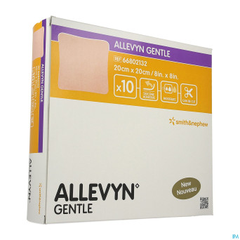 Allevyn gentle cp foam    20cm x 20cm 10 66802132