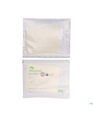 Exufiber ag gel.fibre dressing ster   20 x 30cm  5