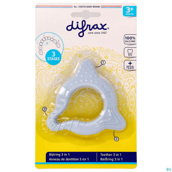 Difrax anneau dentition 3en1
