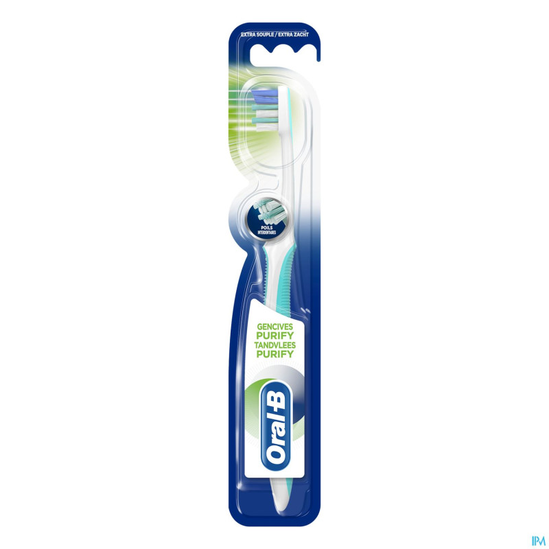Oral-b brosse dents man. gencive purify ext.soft 1
