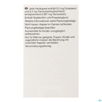 Dutasteride tamsulosine viatris 0,5mg/0,4mg caps90