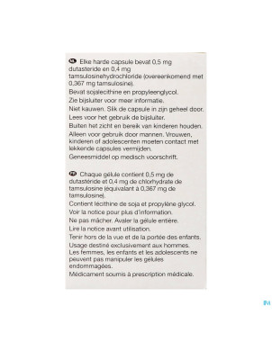 Dutasteride tamsulosine viatris 0,5mg/0,4mg caps90
