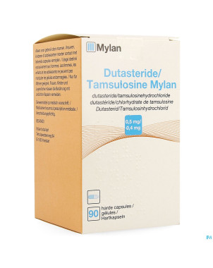 Dutasteride tamsulosine viatris 0,5mg/0,4mg caps90