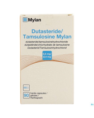 Dutasteride tamsulosine viatris 0,5mg/0,4mg caps90