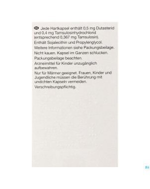 Dutasteride tamsulosine viatris 0,5mg/0,4mg caps90