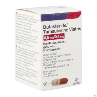 Dutasteride tamsulosine viatris 0,5mg/0,4mg caps30