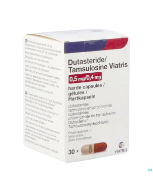 Dutasteride tamsulosine viatris 0,5mg/0,4mg caps30