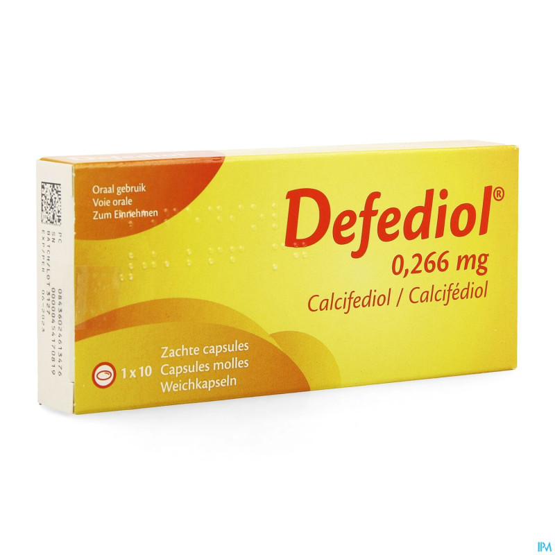 Defediol 0,266mg caps molle 10