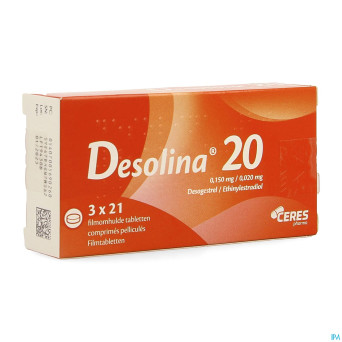 Desolina 20 0,020mg/0,150mg comp  3 x 21