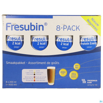 Fresubin 8-pack drink assortiment    fl 8x200ml