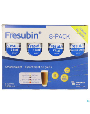 Fresubin 8-pack drink assortiment    fl 8x200ml