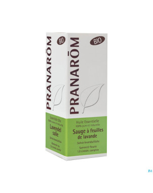 Pranarom he sauge feuilles lavande bio 10ml