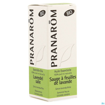 Pranarom he sauge feuilles lavande bio 10ml