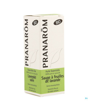 Pranarom he sauge feuilles lavande bio 10ml