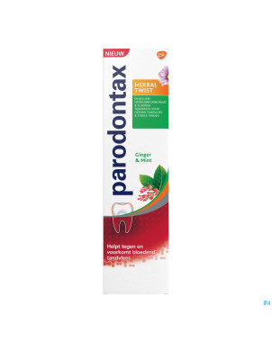 Parodontax dentifrice herbal ginger   tube 75ml