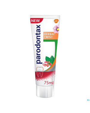Parodontax dentifrice herbal ginger   tube 75ml