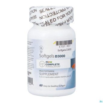 Mvw complete formul. multivitamin d3000 softgel 60